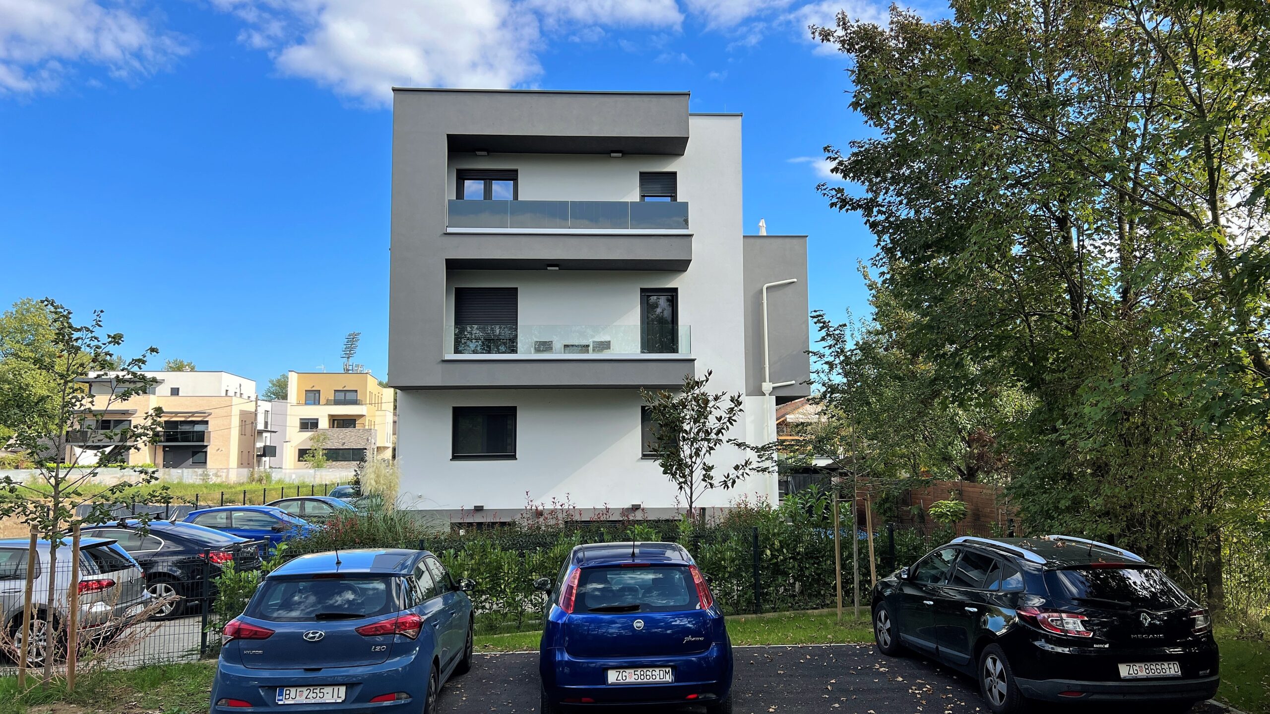 Exterior facade detail