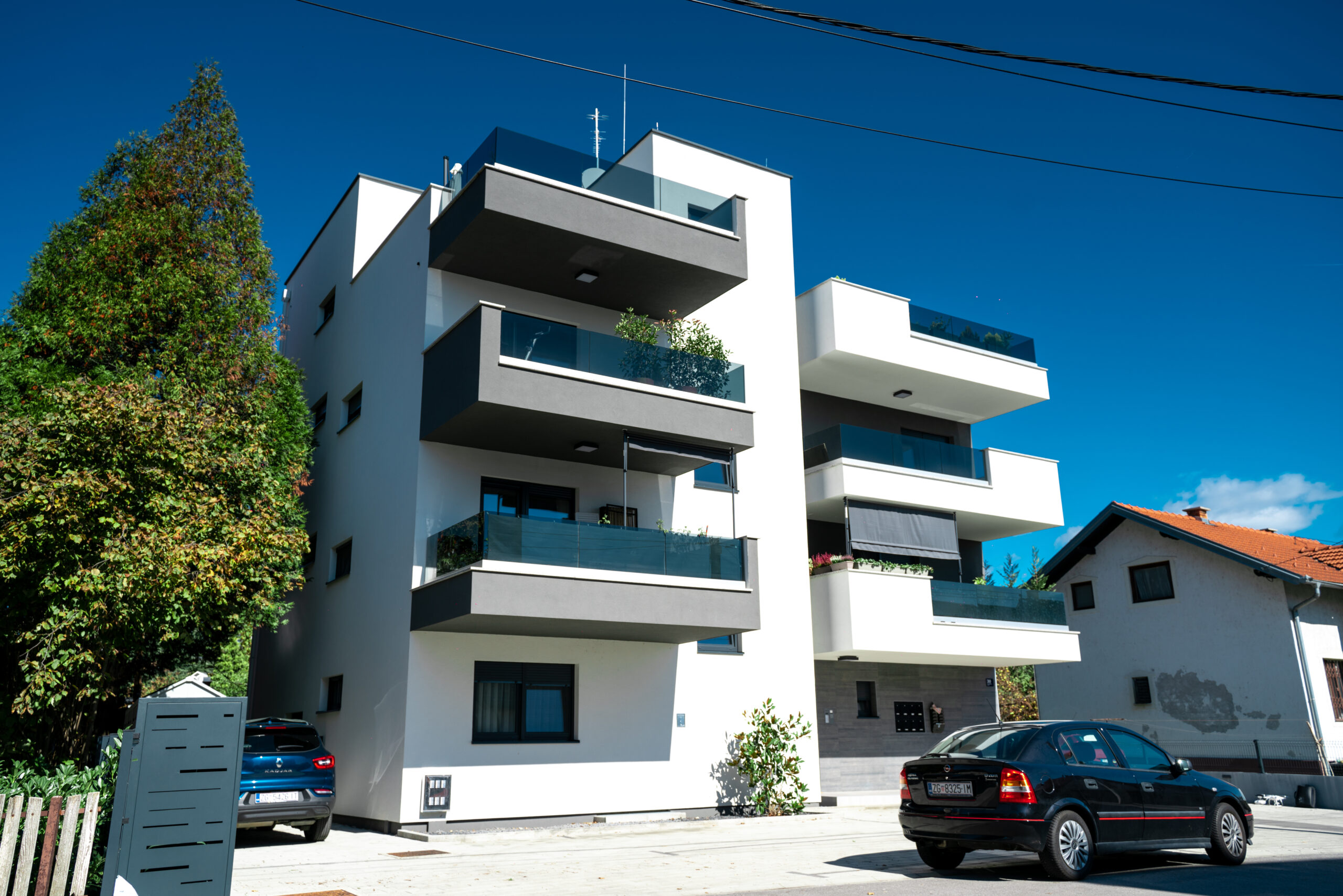 Exterior facade detail